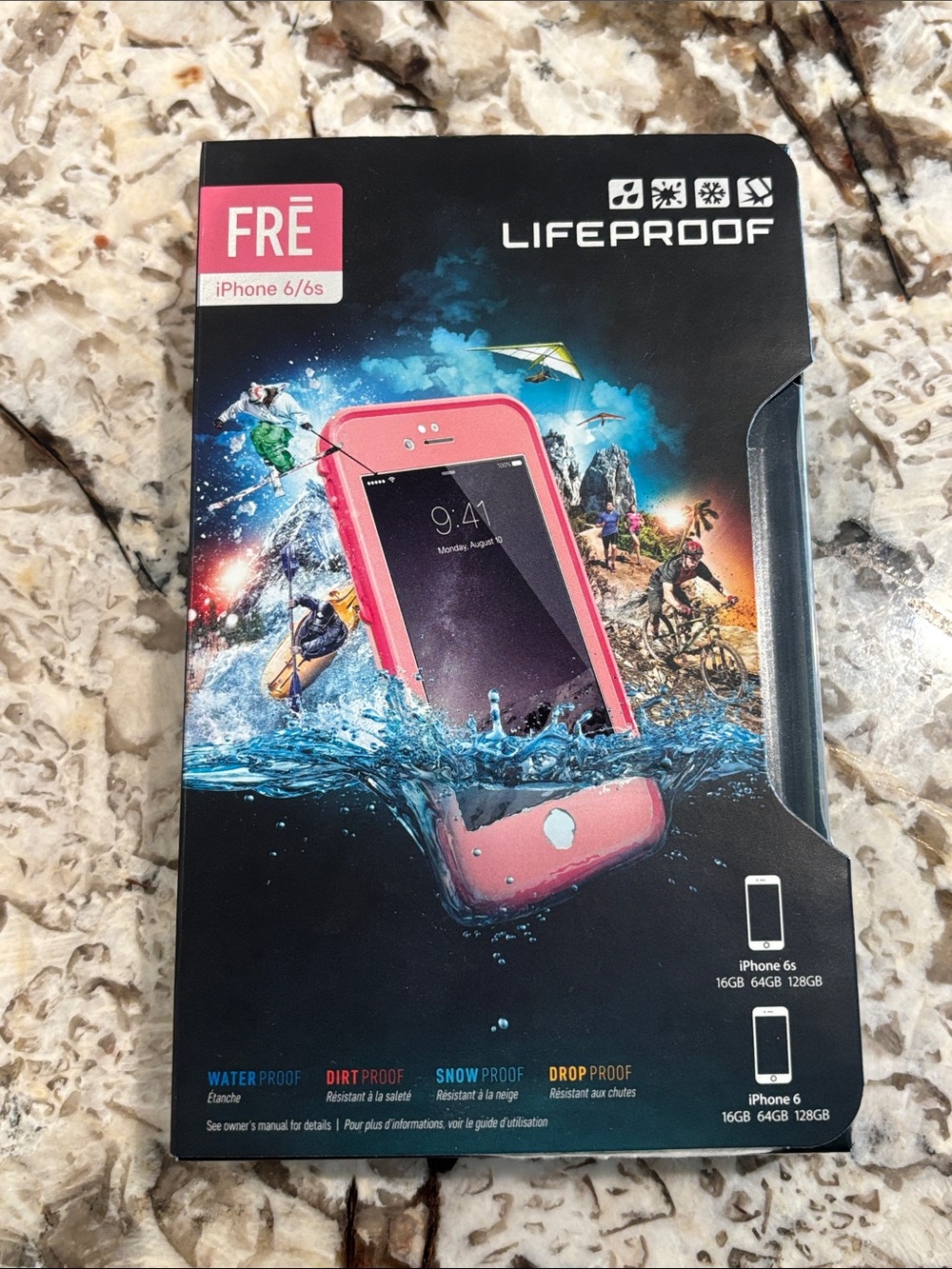 LIFEPROOF FRE IPHONE 6/6s WATERPROOF DROP PROOF CASE NWT PINK